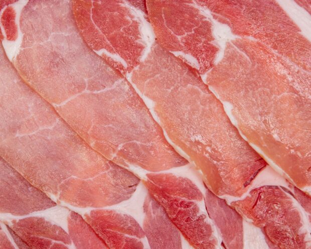 Image of raw bacon